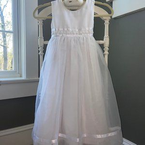 Strasburg white communion dress.